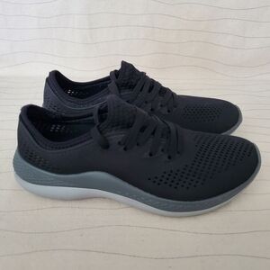 Crocs Womens LiteRide 360 Pacer Black Slate Gray Shoes 206705 Size 8